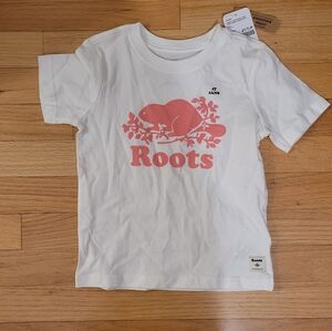 NWT Roots Toddler T-shirt size 4 ans